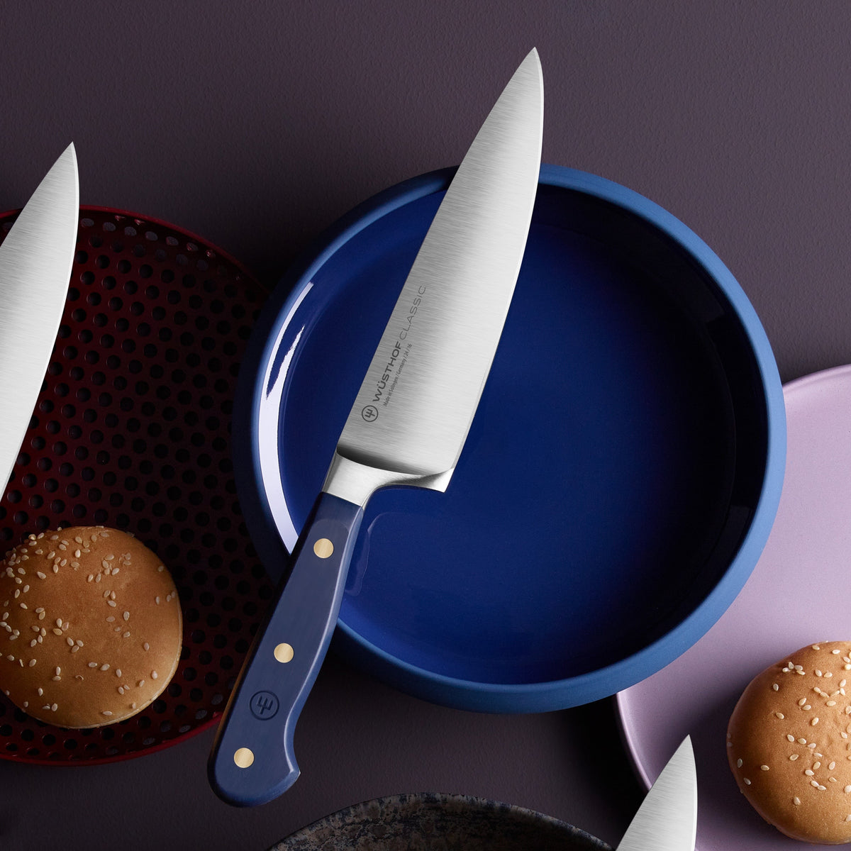 Wusthof Classic Wild Blueberry 8 Piece Knife Block Set