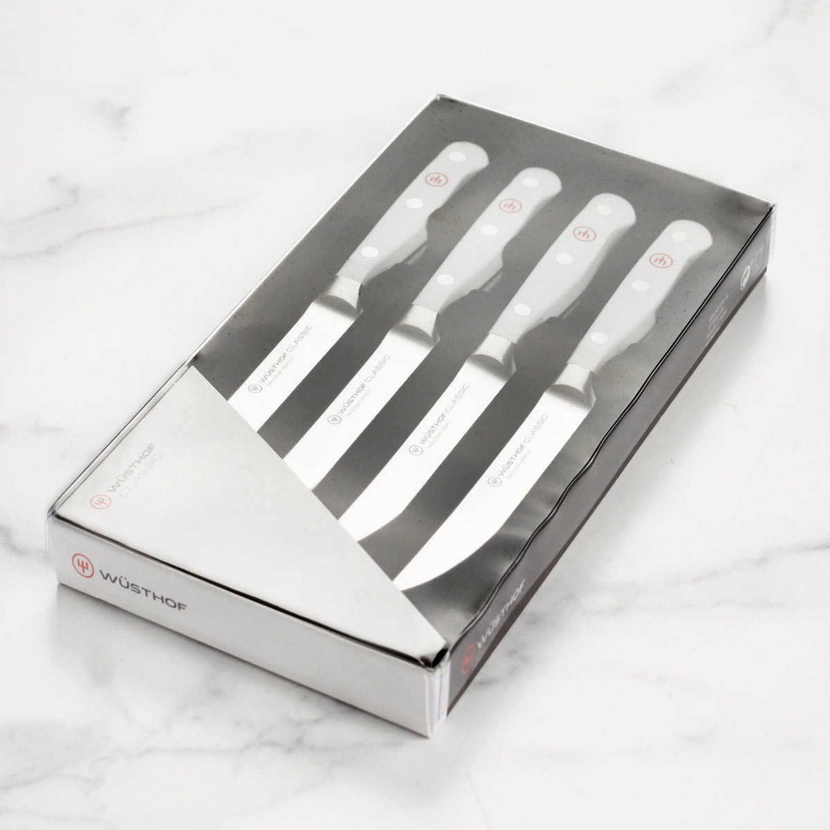 Wusthof Classic White 4 Piece Steak Knife Set
