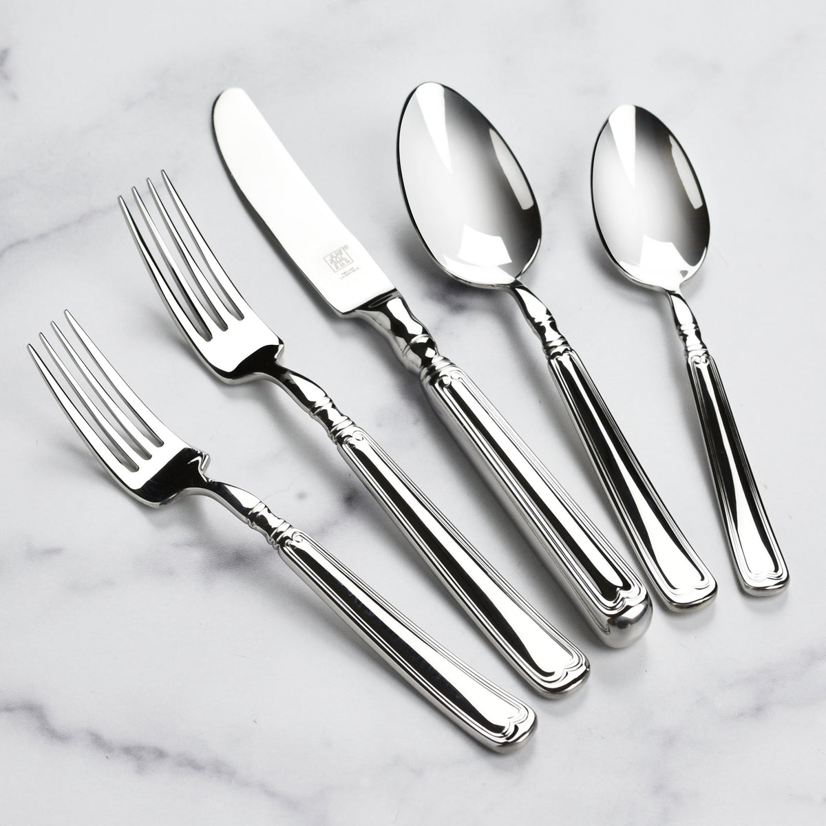 Zwilling Vintage 45 Piece Stainless Steel Flatware Set