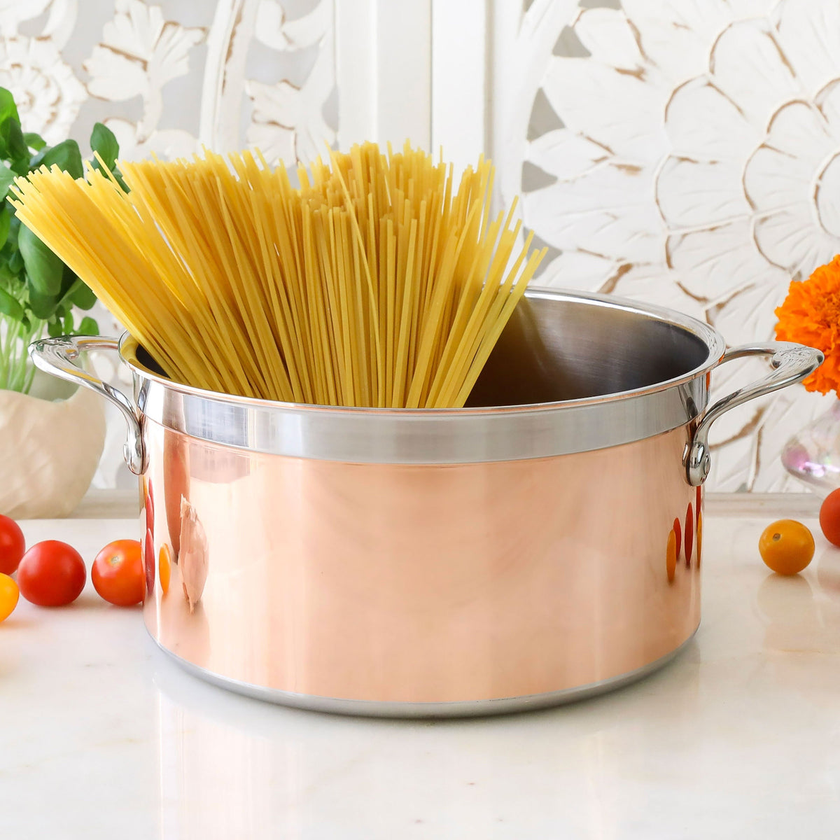Hestan CopperBond 15 Piece Induction Copper Cookware & Stainless Bakeware Set