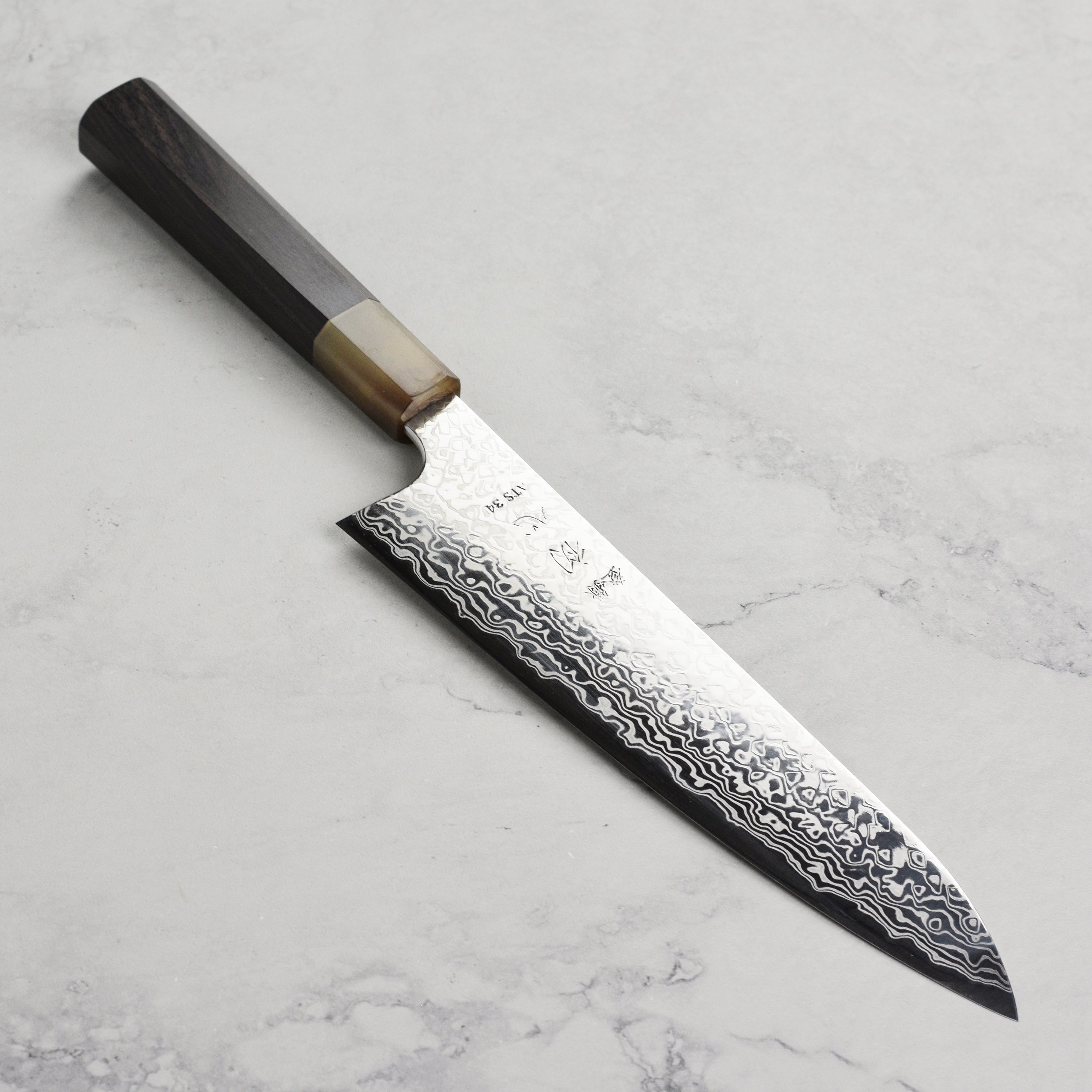 Hatsukokoro x Yauji Ginga34 Damascus 8.25" Gyuto