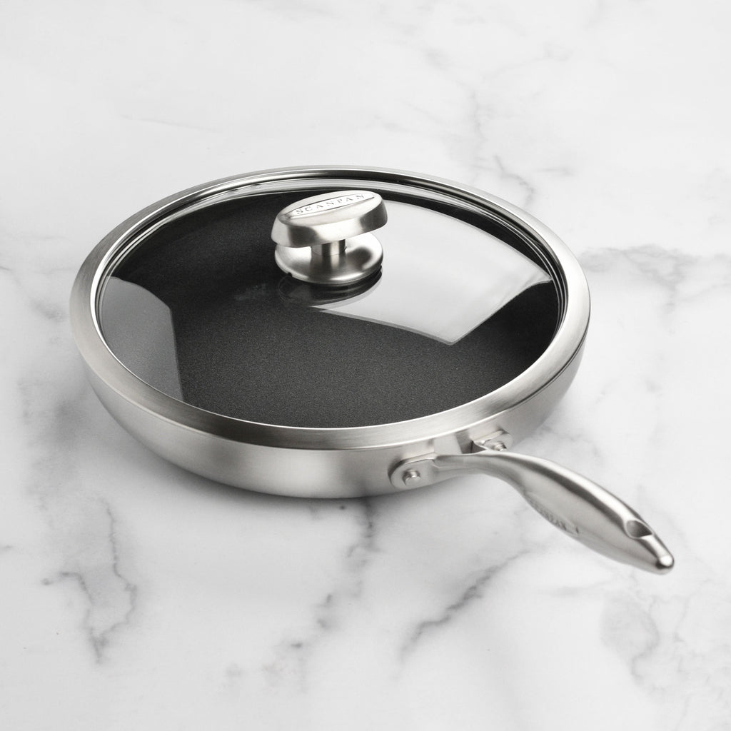 Scanpan CX+ 11" Stainless Steel Nonstick Fry Pan with Lid