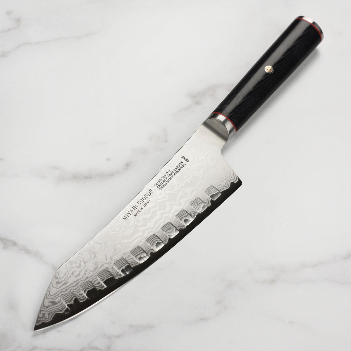 Miyabi Kaizen 7" Hollow Edge Rocking Santoku Knife