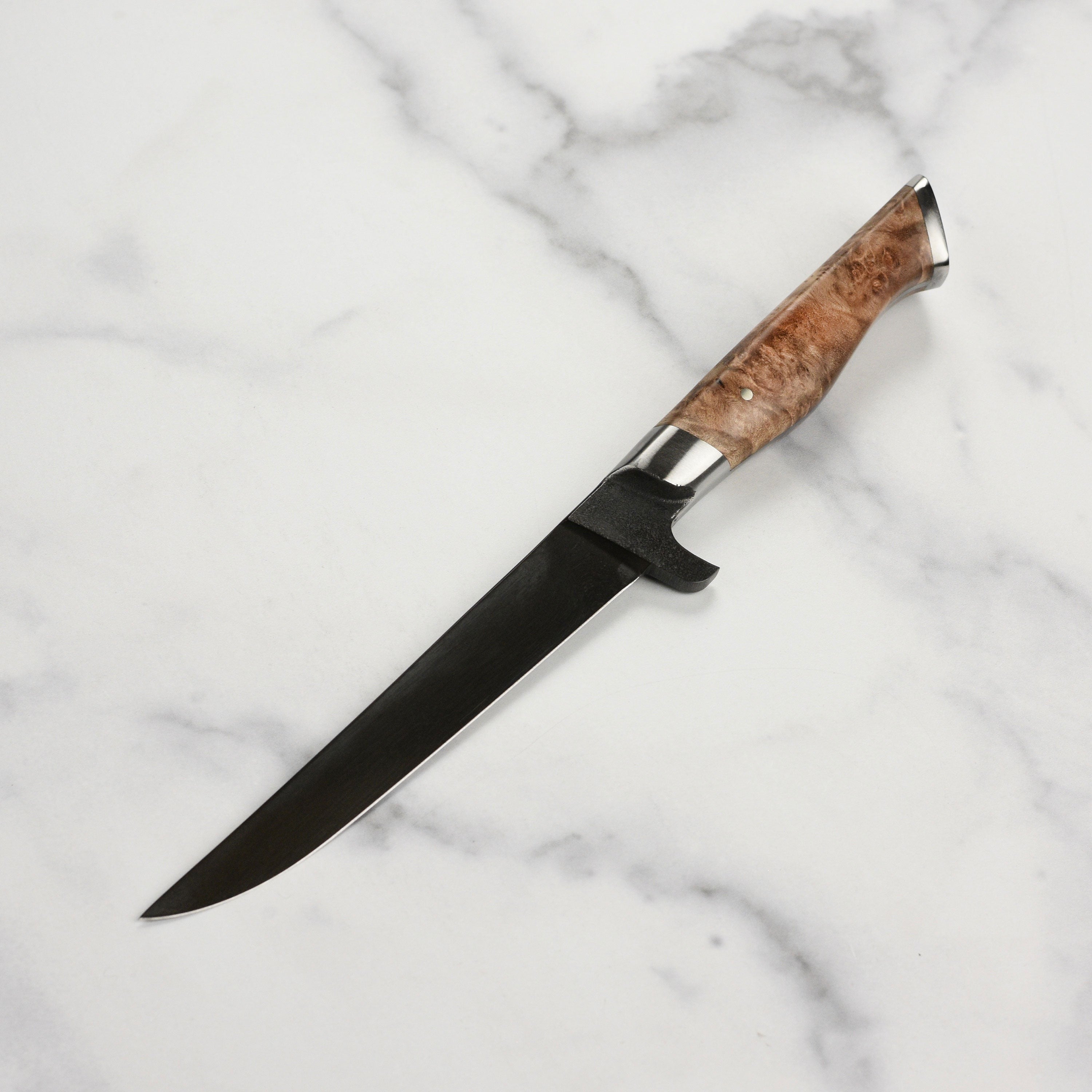Steelport Carbon Steel 6" Boning Knife with Oregon Maple Magnetic Sheath