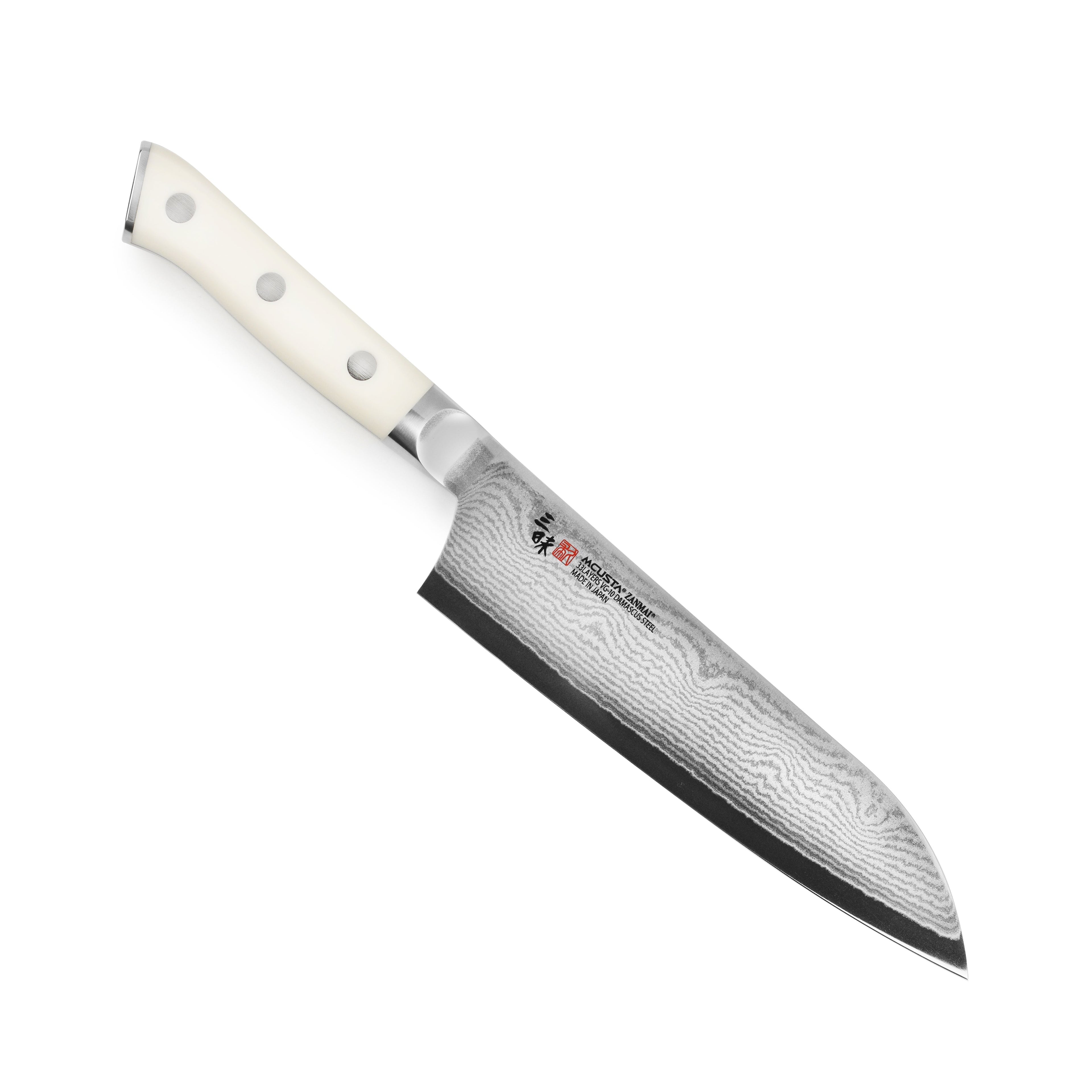 Zanmai Classic Damascus Corian 7" Santoku