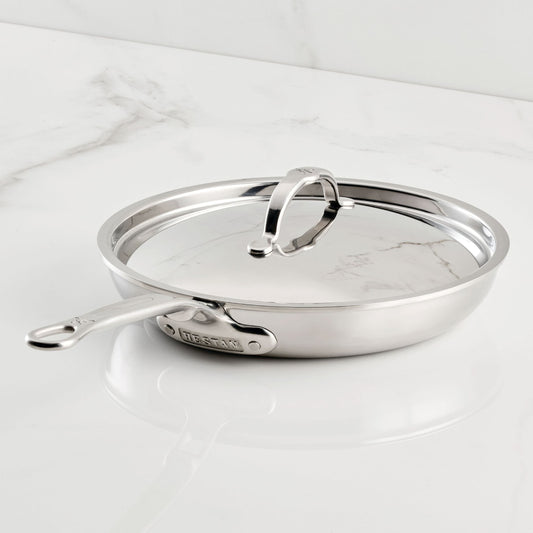 Hestan ProBond Luxe 11" Stainless Steel Skillet with Lid