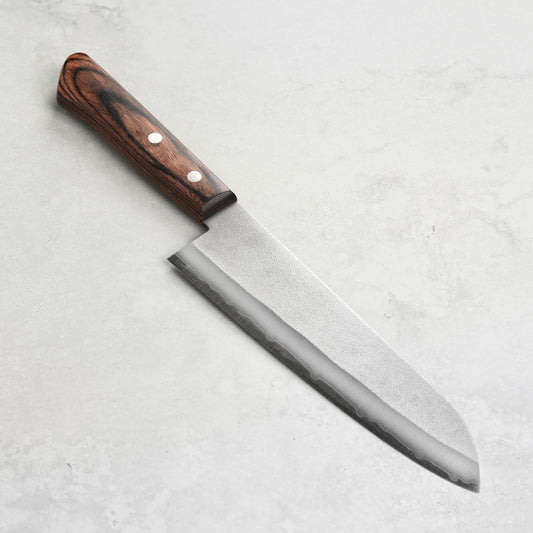 Masutani VG1 Nashiji 7" Gyuto, Brown Handle