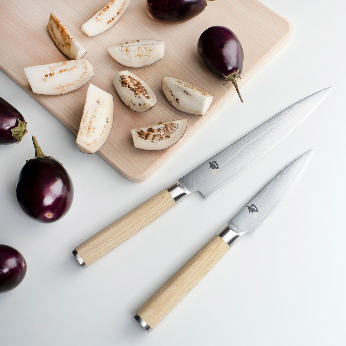 Shun Classic Blonde 5 Piece Slimline Knife Block Set