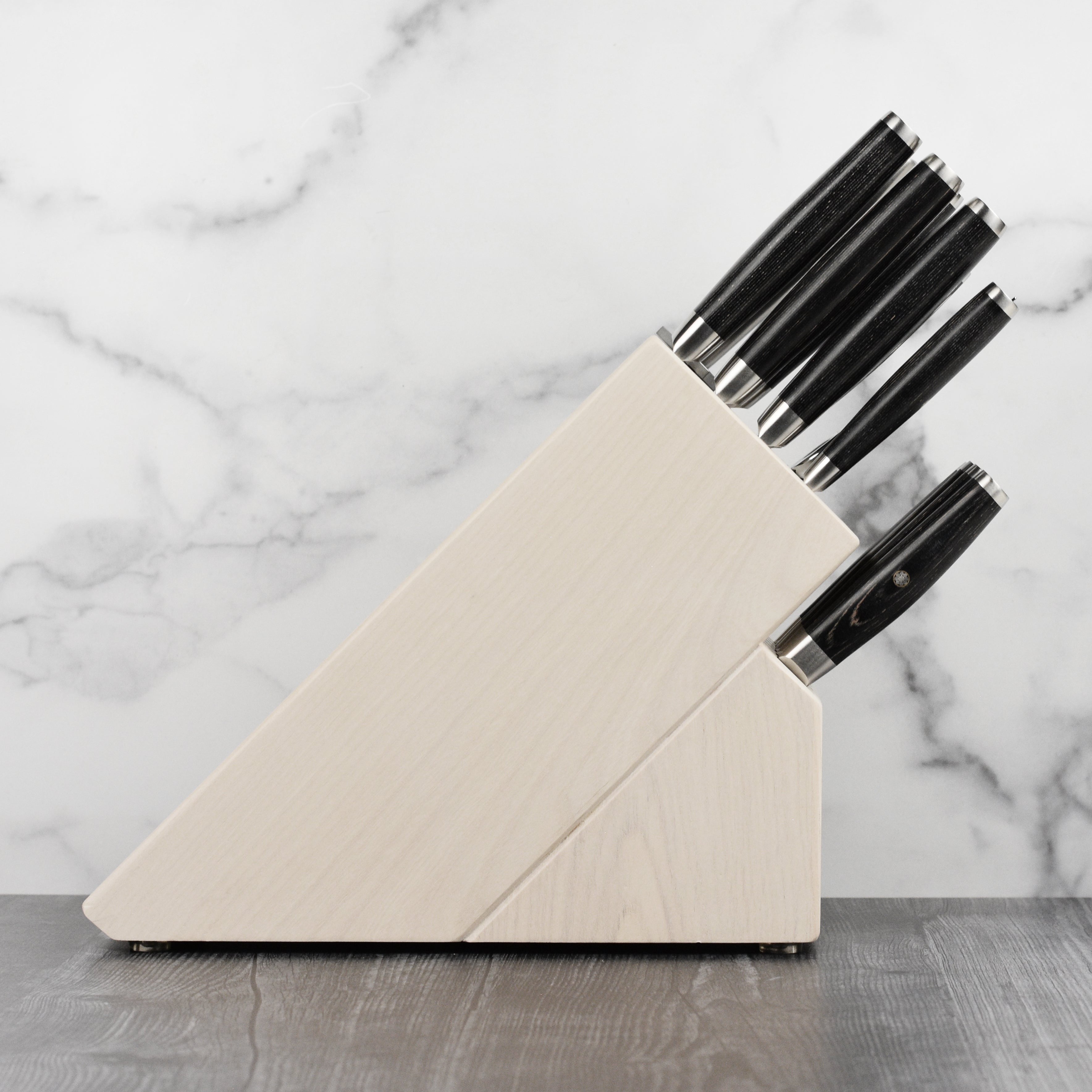 Yaxell Ketu SG2 15 Piece Gray Ash Knife Block Set