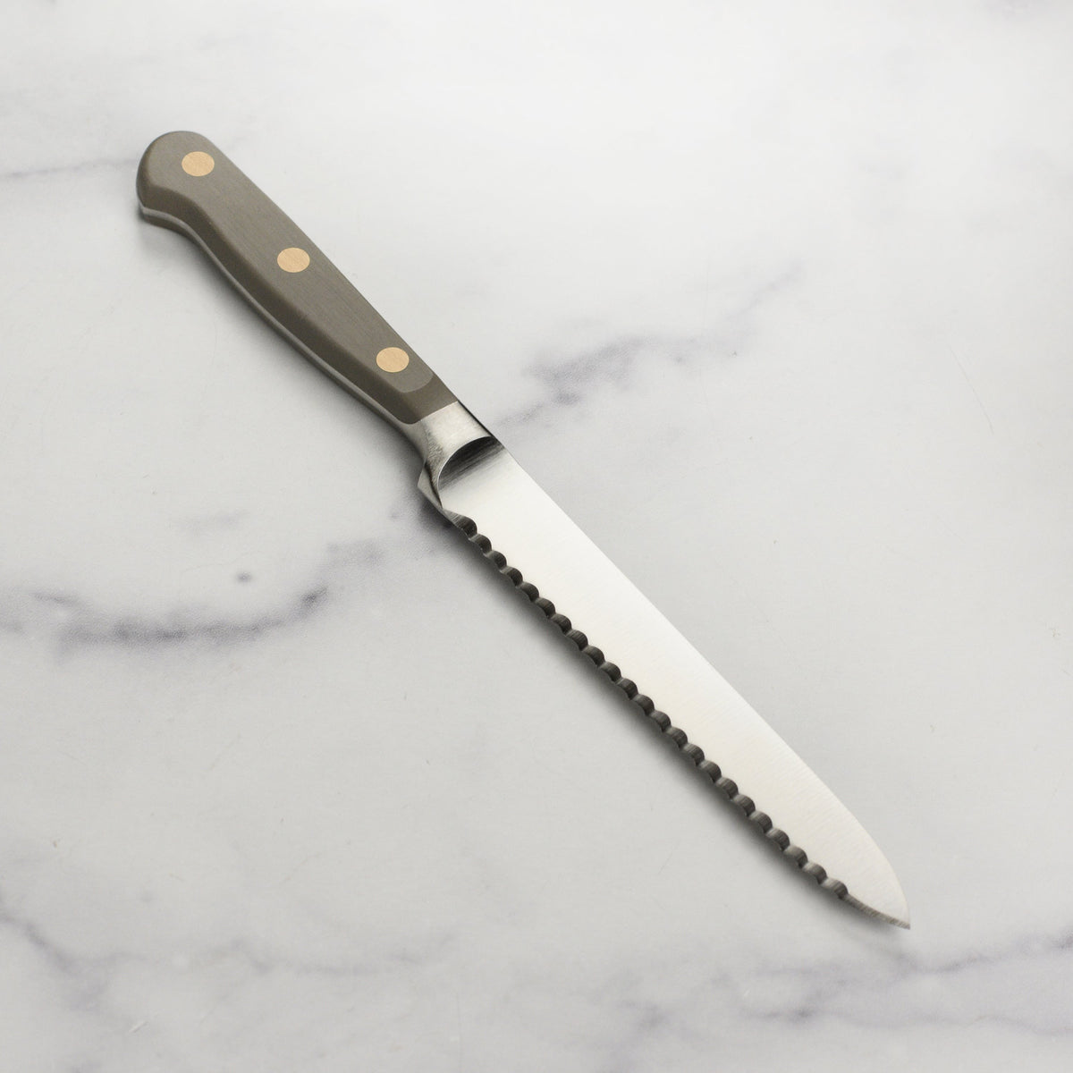 Wusthof Classic Velvet Oyster 5" Serrated Utility Knife