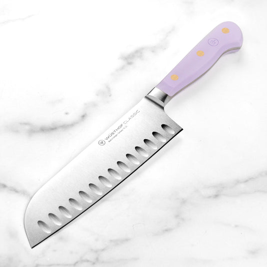 Wusthof Classic Purple Yam 7" Hollow Edge Santoku Knife