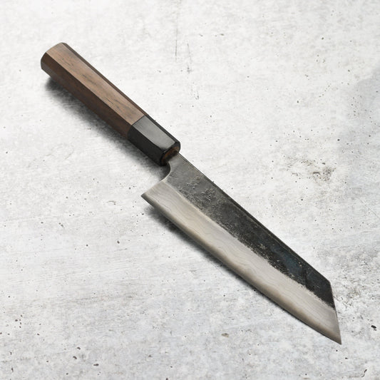Hatsukokoro Kumokage Aogami #2 Kurouchi Damascus 7" Bunka
