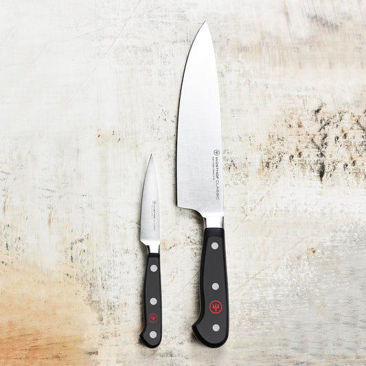 Wusthof Classic 2 Piece Starter Knife Set with Demi Bolster