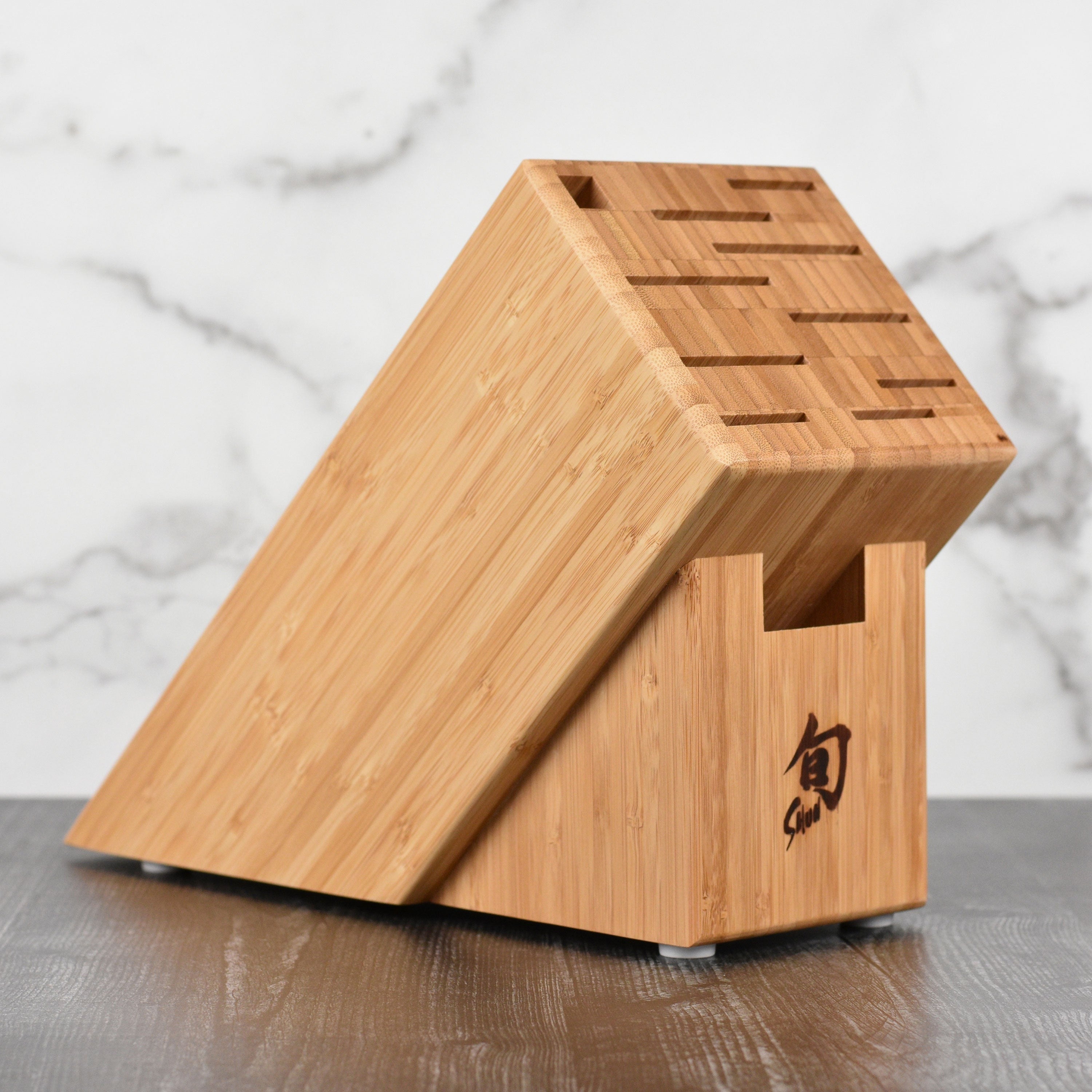 Shun 11 Slot Bamboo Knife Block