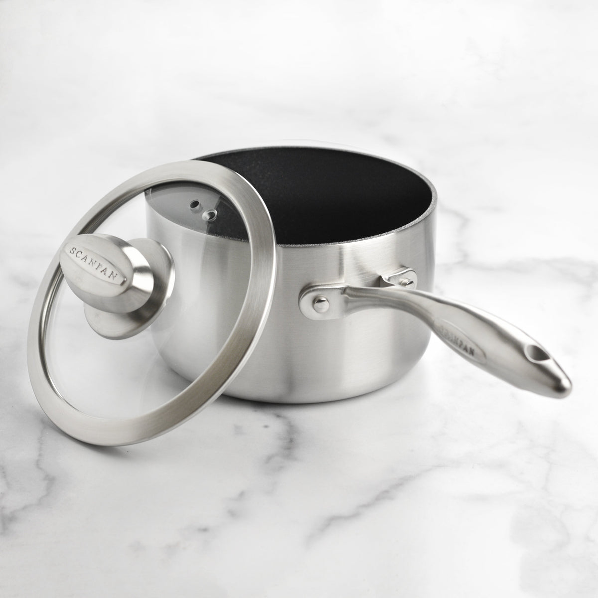 Scanpan CX+ 2-quart Stainless Steel Nonstick Saucepan