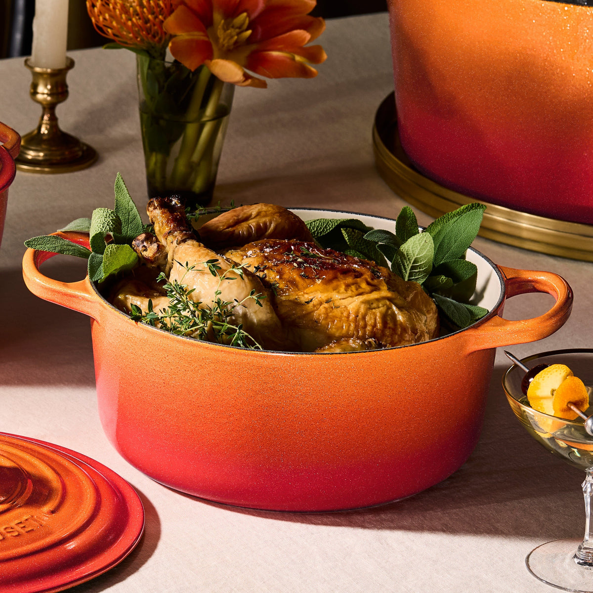 Le Creuset Signature Cast Iron 4.5-quart Flamme Doree Round Dutch Oven