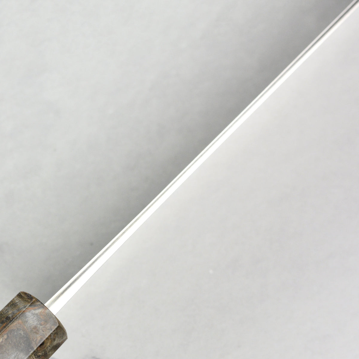 Yoshikane SKD Nashiji Stainless Clad 6.5" Nakiri, Stabilized Birch