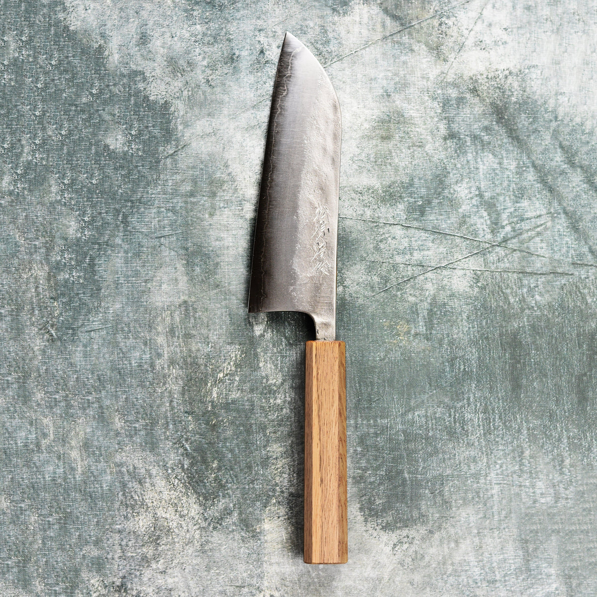 Matsubara Aogami #2 Nashiji Stainless Clad 6.7" Santoku