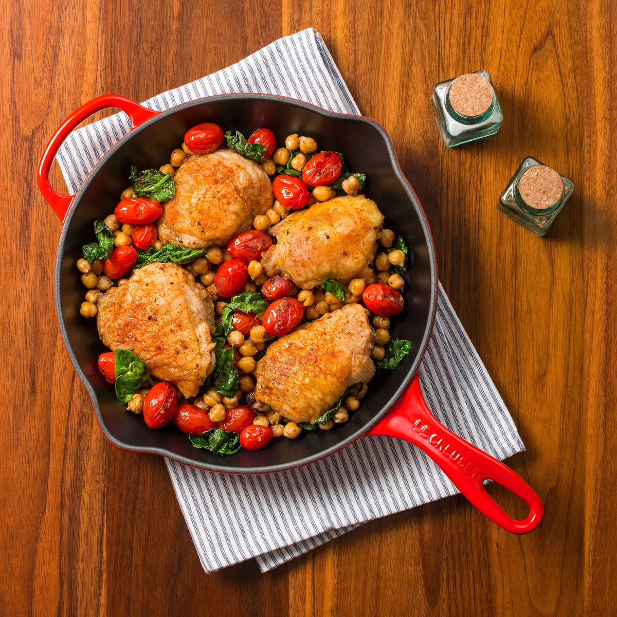 Le Creuset Signature Cast Iron 11.75" Cerise Skillet