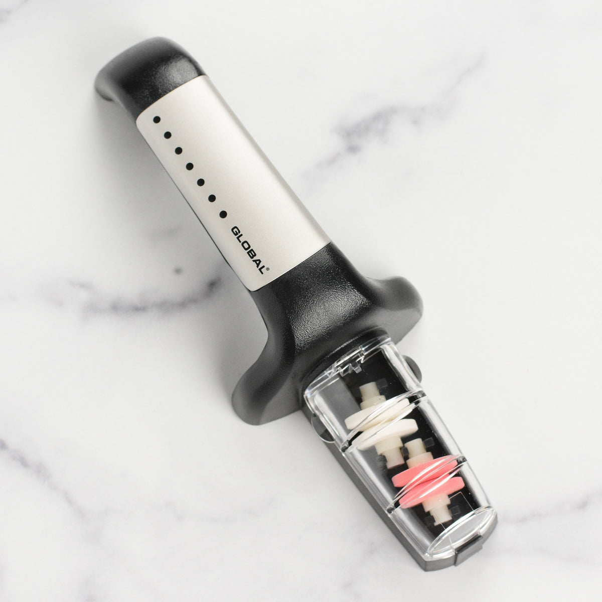 Global 2 Stage Ceramic Water Stone Knife Sharpener