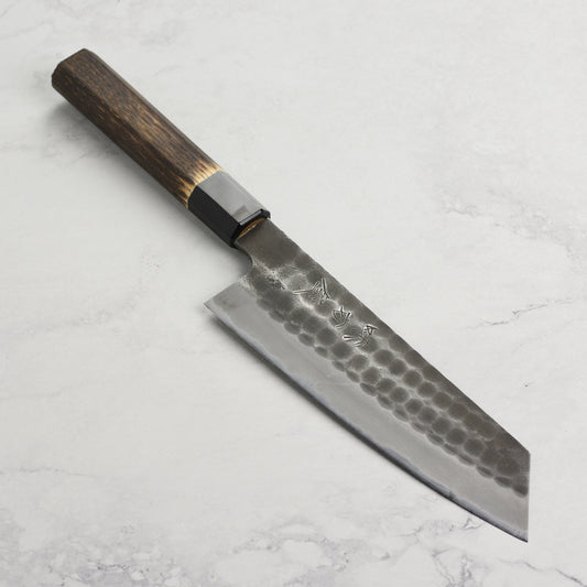 Hinoura Shirogami #2 Kurouchi Tsuchime 7" Bunka