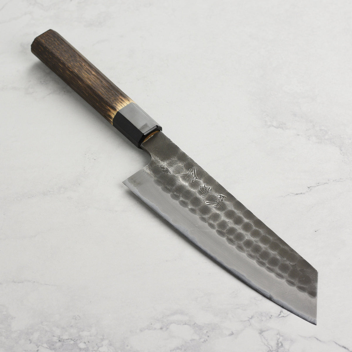 Hinoura Shirogami #2 Kurouchi Tsuchime 7" Bunka