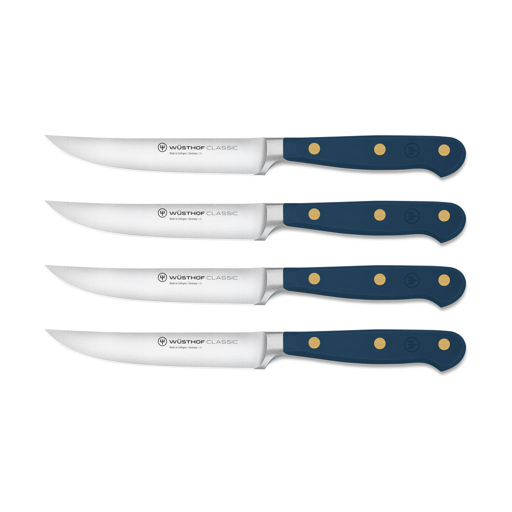 Wusthof Classic Wild Blueberry 4 Piece Steak Knife Set