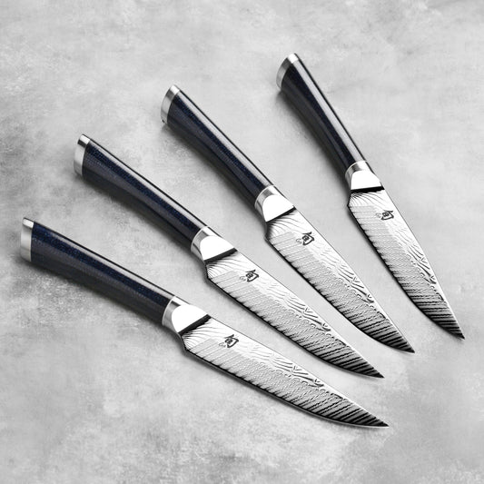 Shun Shiranami 4 Piece Steak Knife Set