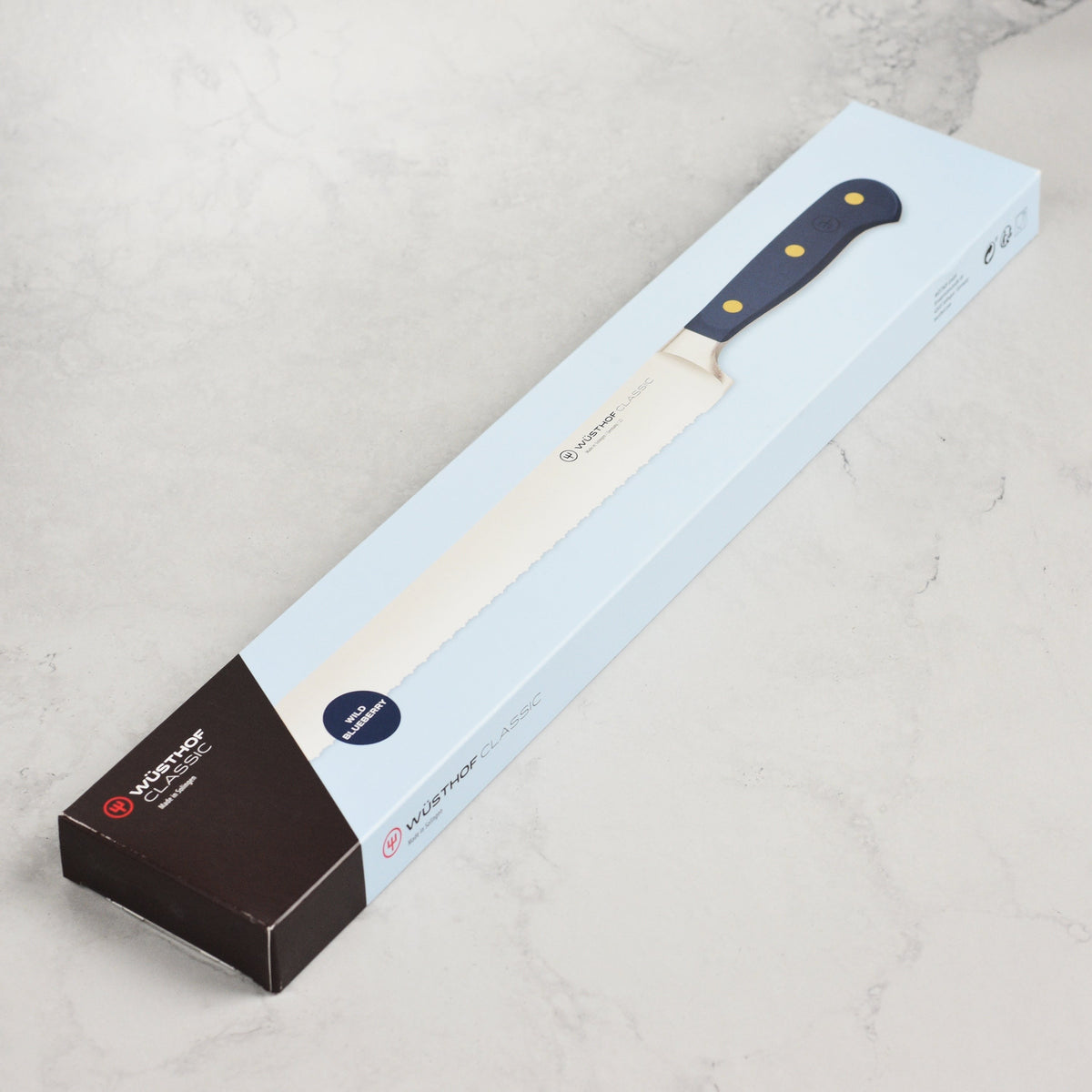 Wusthof Classic Wild Blueberry 9" Double Serrated Bread Knife