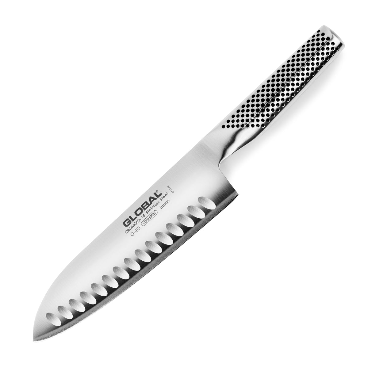 Global 7" Hollow Edge Santoku Knife