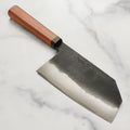 Takayuki Tokujo Shirogami #2 Kurouchi 7" Tall Bunka