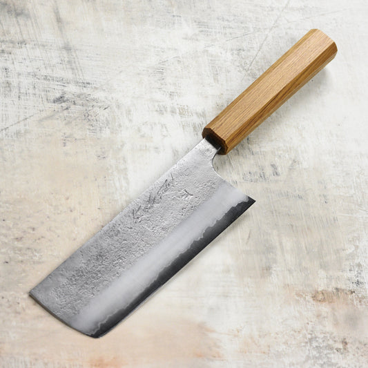 Matsubara Aogami #2 Nashiji Stainless Clad 6.5" Nakiri