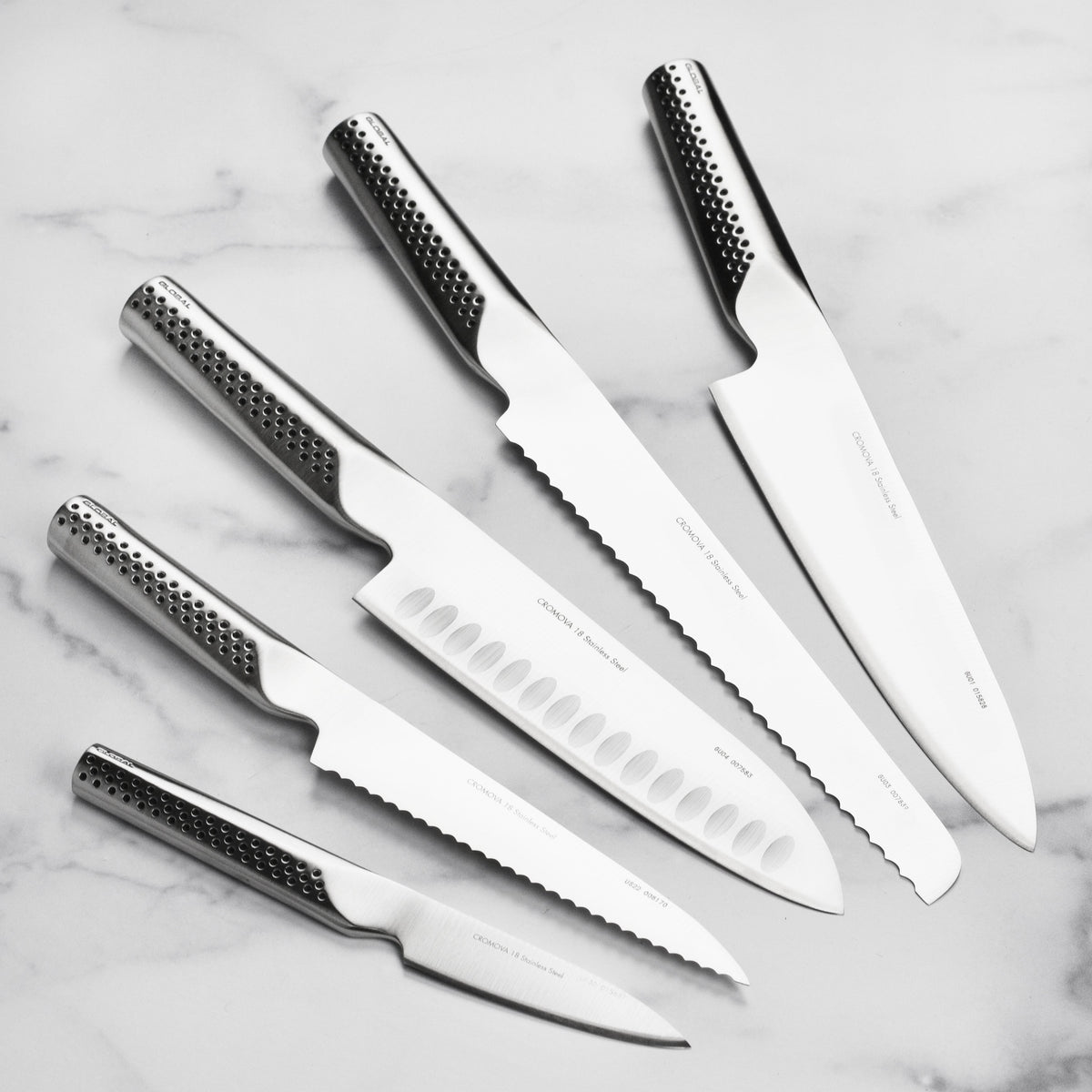 Global Ukon 6 Piece Knife Block Set
