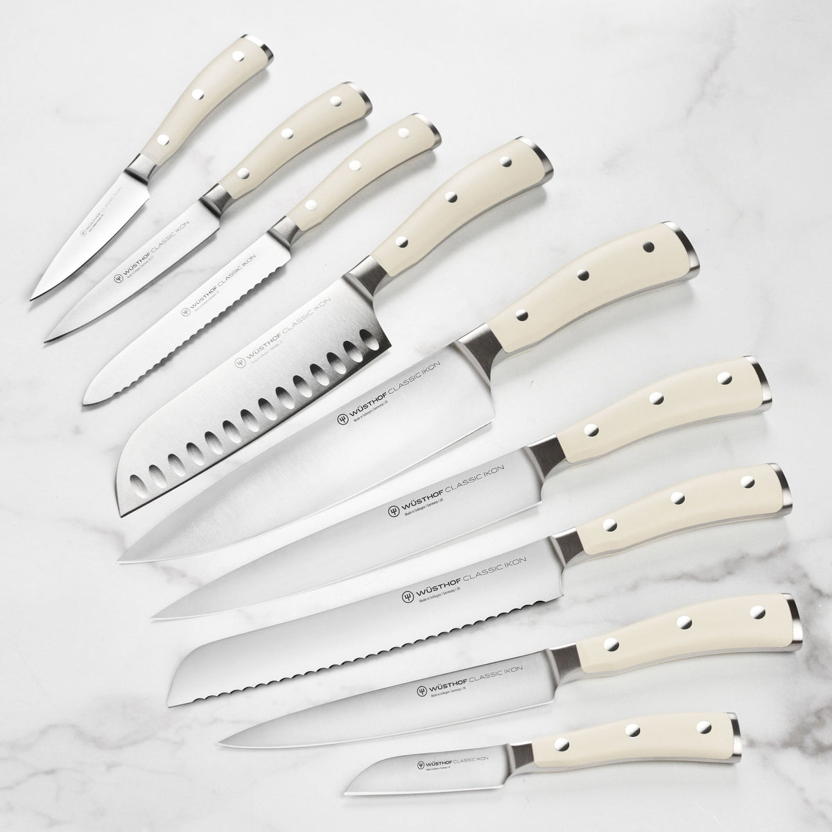 Wusthof Classic Ikon Creme 16 Piece Walnut Knife Block Set