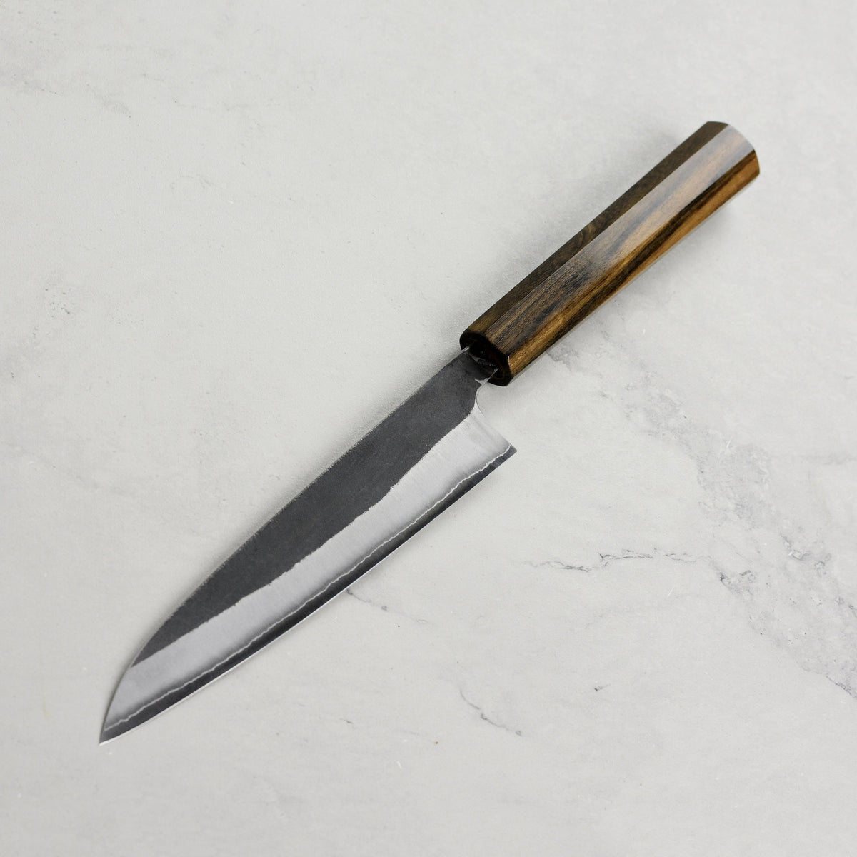 Hatsukokoro Kurokaze Shirogami #2 Kurouchi Stainless Clad 5.9" Petty