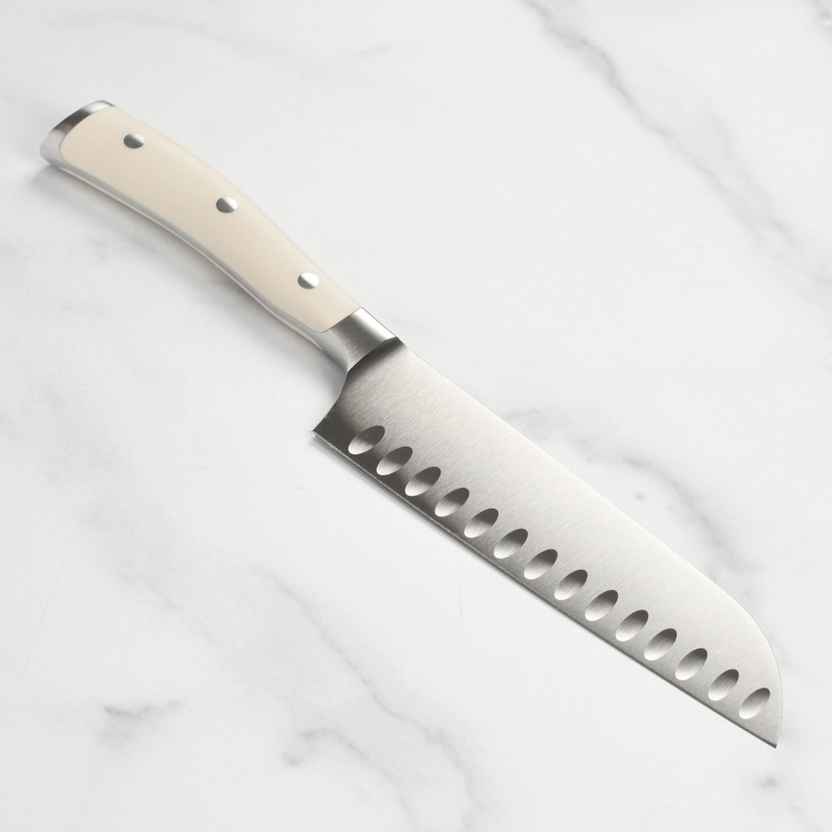 Wusthof Classic Ikon Creme 7" Hollow Edge Santoku Knife