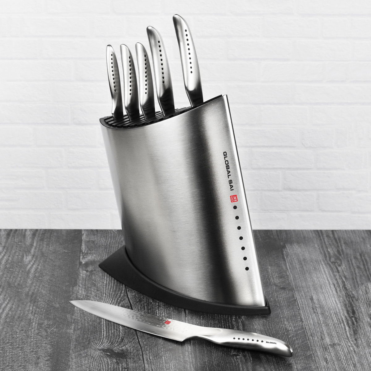 Global Sai 7 Piece Knife Block Set