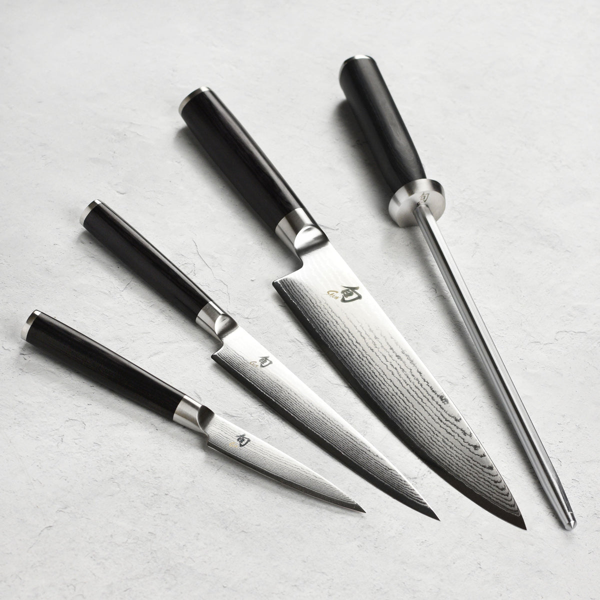 Shun Classic 5 Piece Slimline Knife Block Set