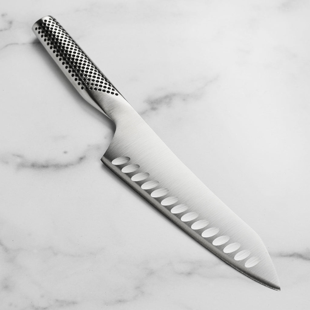 Global 7" Hollow Edge Asian Chef's Knife