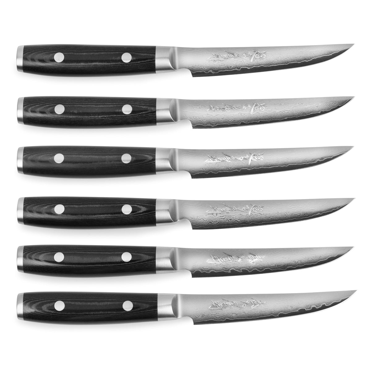 Yaxell Ran Plus 6 Piece Steak Knife Set