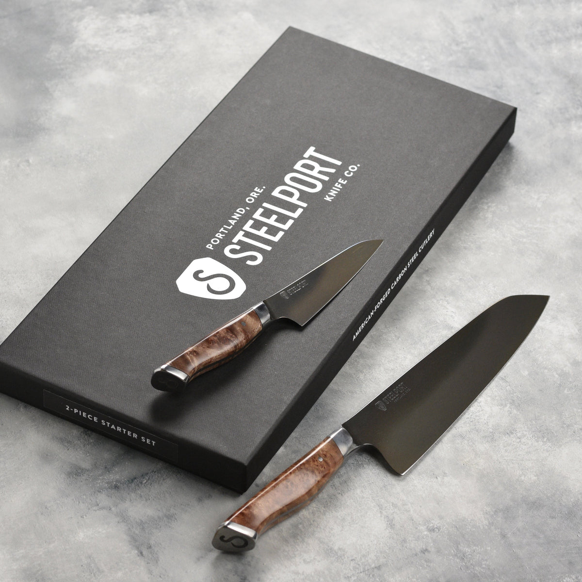 Steelport Carbon Steel 2 Piece Starter Knife Set