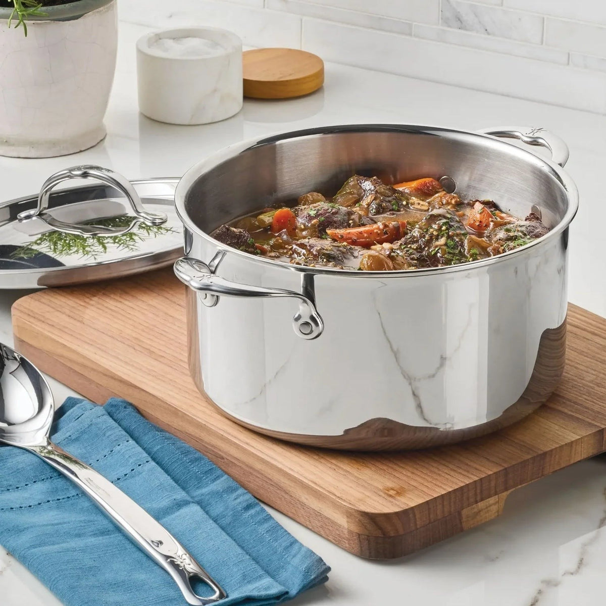 Hestan ProBond Luxe 10 Piece Stainless Steel Cookware Set