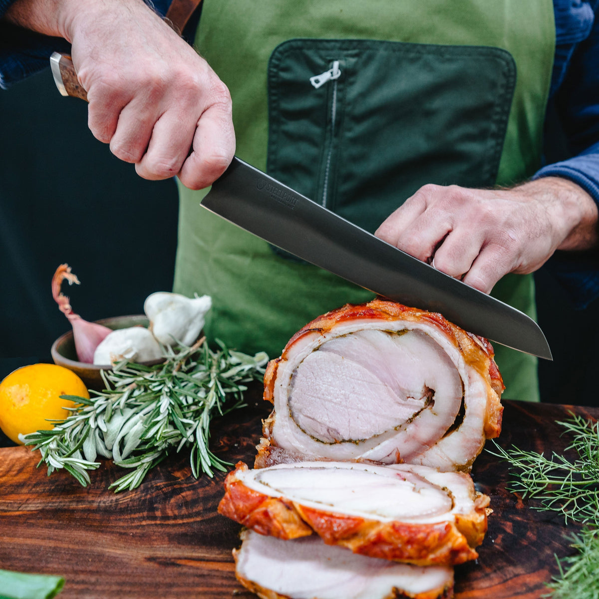 Steelport Carbon Steel 10" Slicing Knife