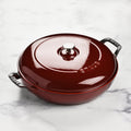 Staub 3.5-quart Grenadine Heritage Braiser