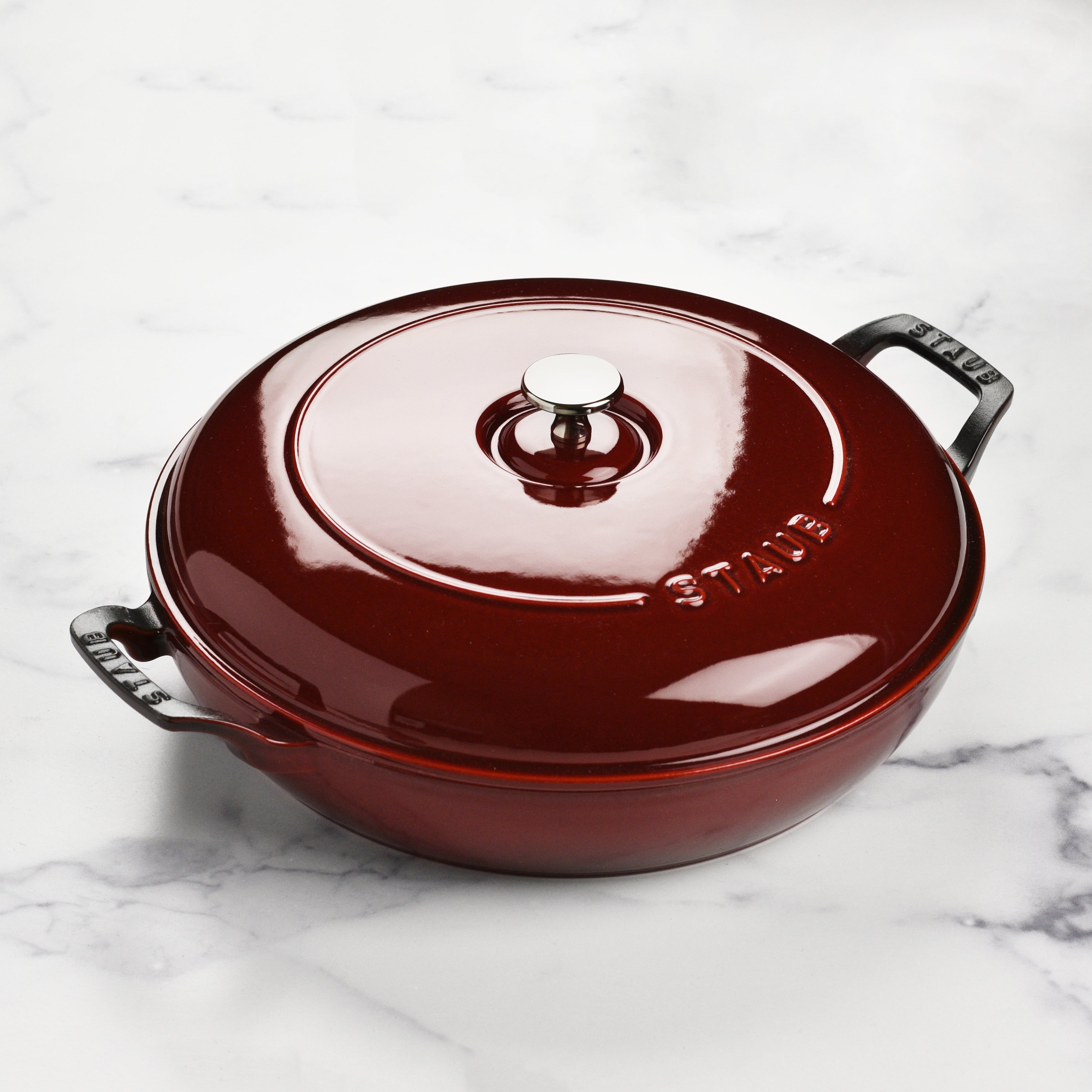 Staub 3.5-quart Grenadine Heritage Braiser