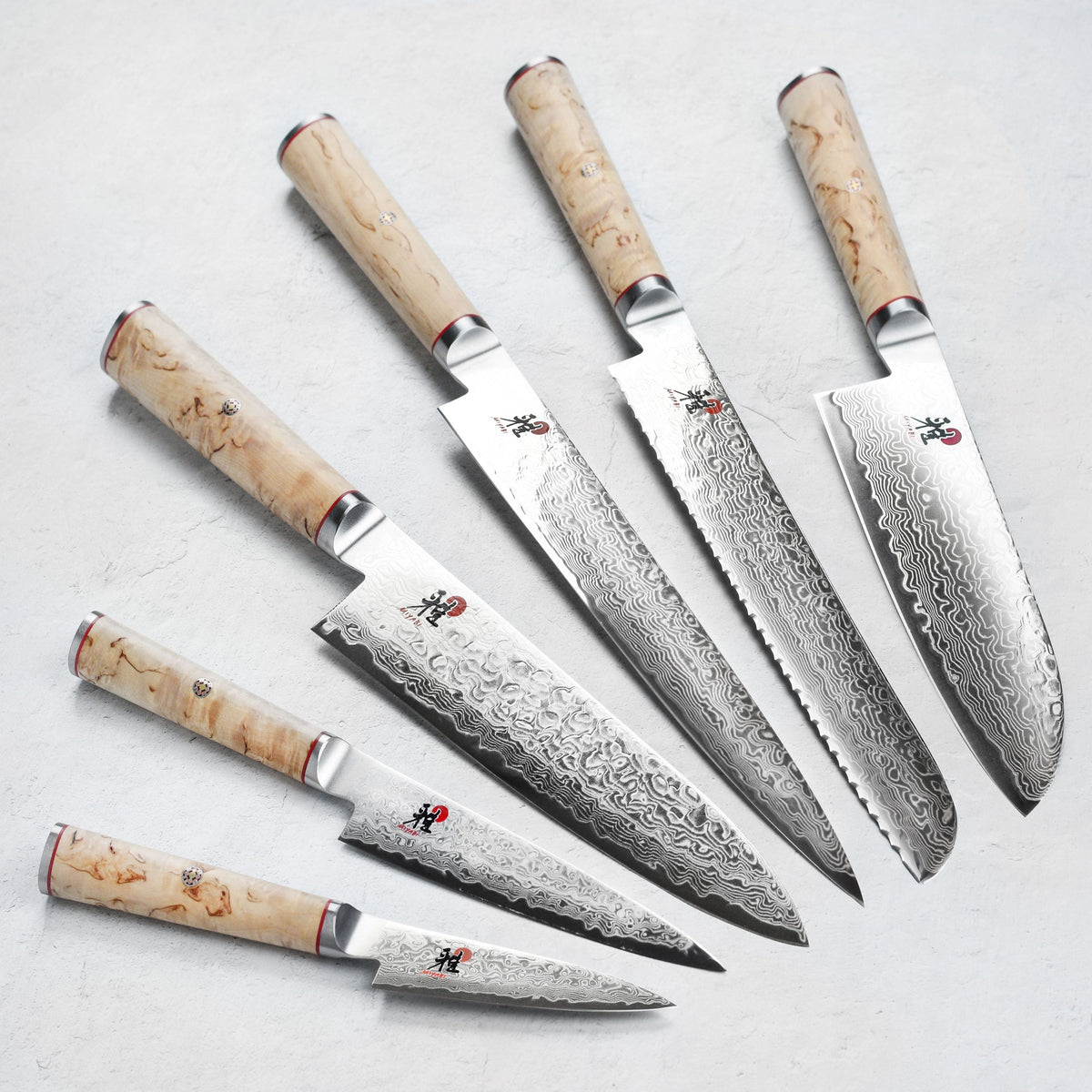 Miyabi Birchwood SG2 9 Piece Knife Block Set