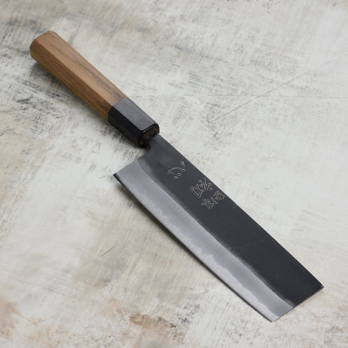 Hatsukokoro Aosagi Aogami #2 Kurouchi 6.5" Nakiri