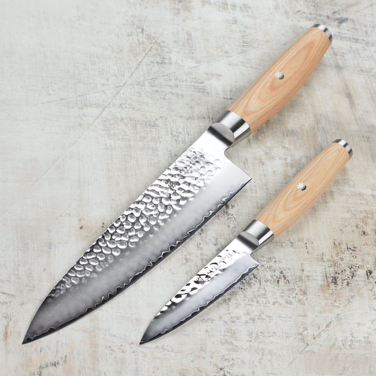 Yaxell Ketu SG2 2 Piece Knife Set, Blonde Handle