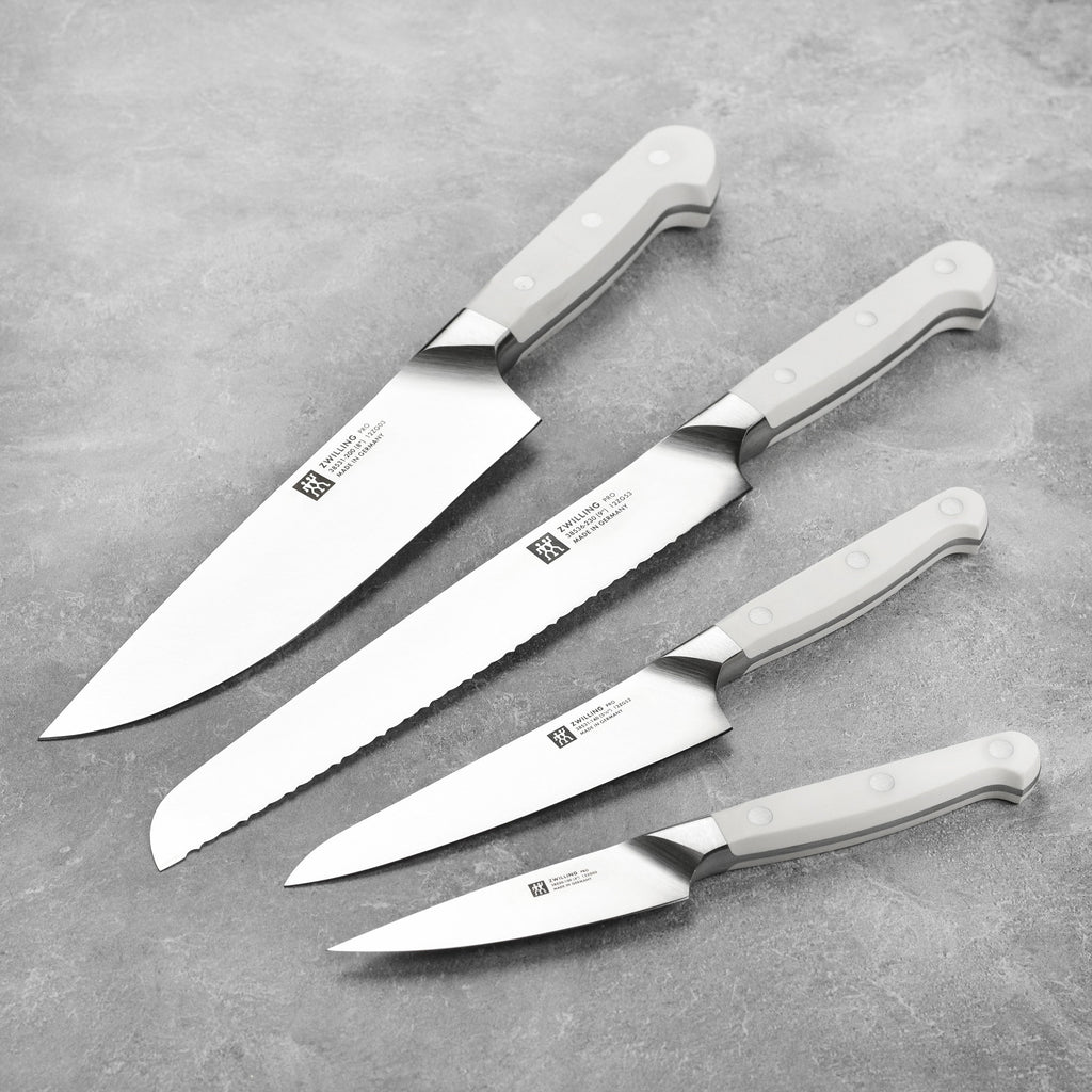 Zwilling Pro Le Blanc 5 Piece Magnetic Knife Block Set