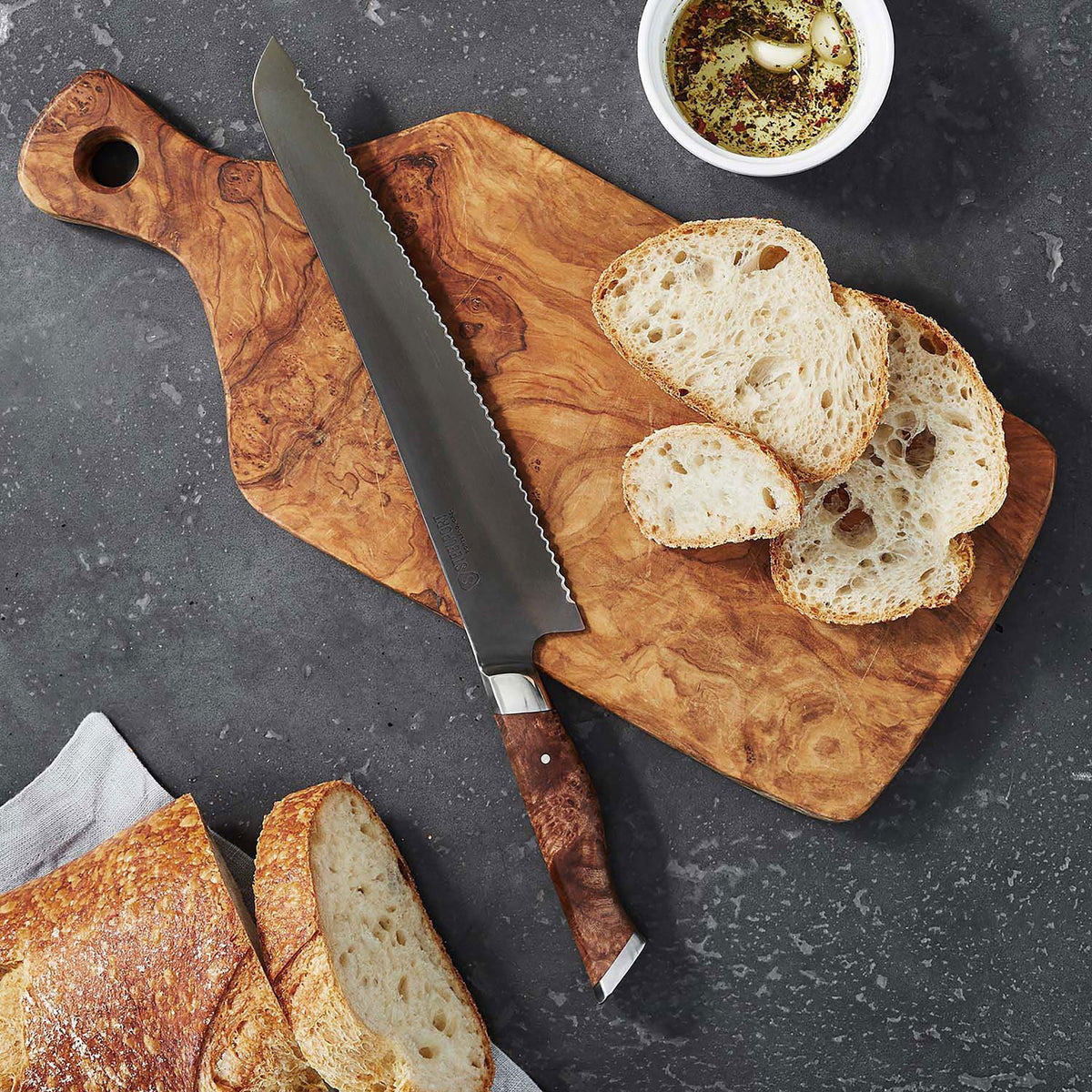 Steelport Carbon Steel 10" Bread Knife